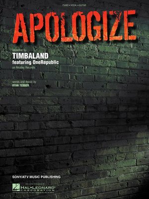 cover image of Apologize Sheet Music